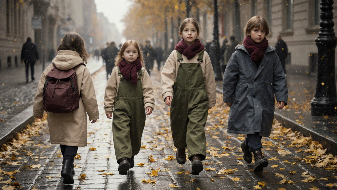 Какие цвета модны осенью для детей: тренды 2025 года