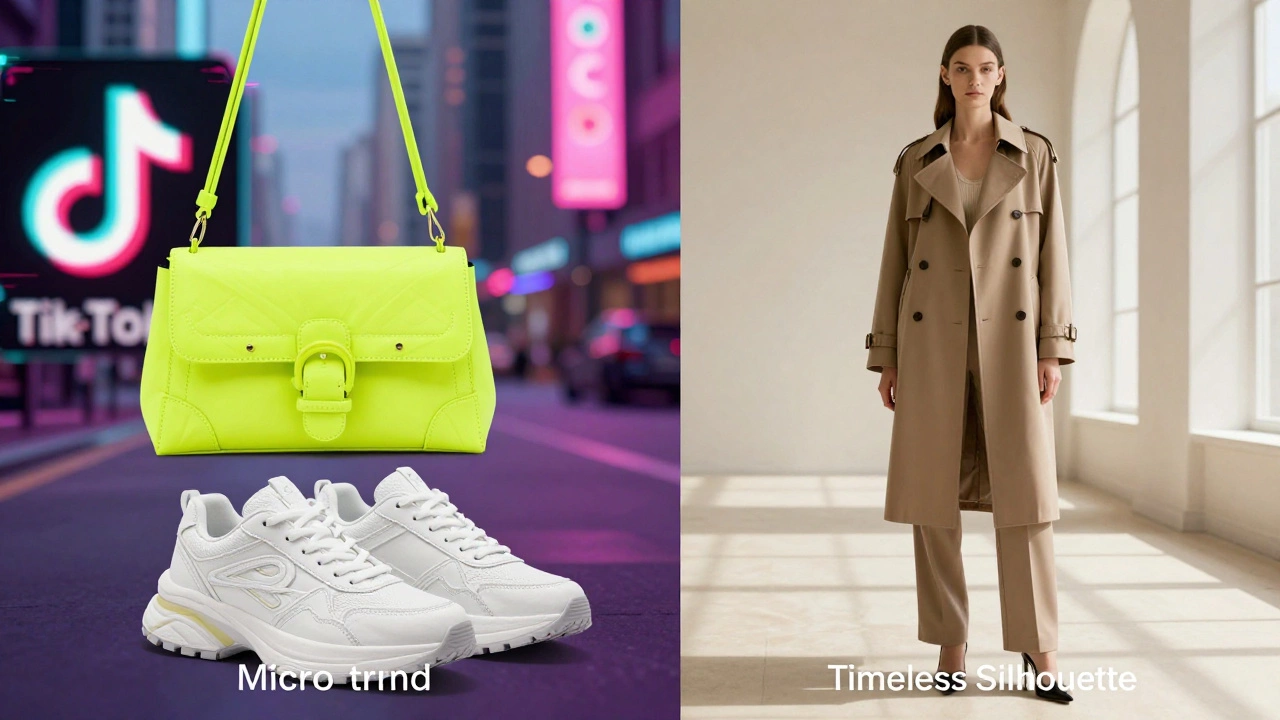 Сравнение временного модного аксессуара и вневременного классического образа